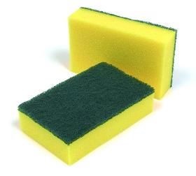 SPONGE SCOURERS FOAM X 6