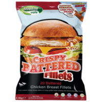 CHICKEN FILLET BURGER MEADOWVALE 20 X 120 G