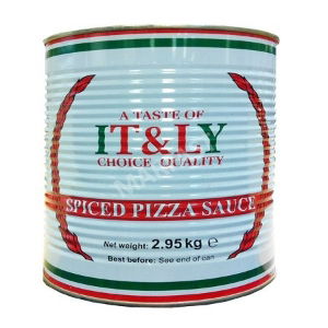 T & L PIZZA SAUCE SPICED 3 X 2950 G