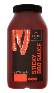 STICKY BBQ SAUCE LIONS 2.27 LITRE