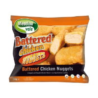 Meadowvale battered chicken nuggets