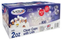 SATCO 20Z CUPS & LIDS X800